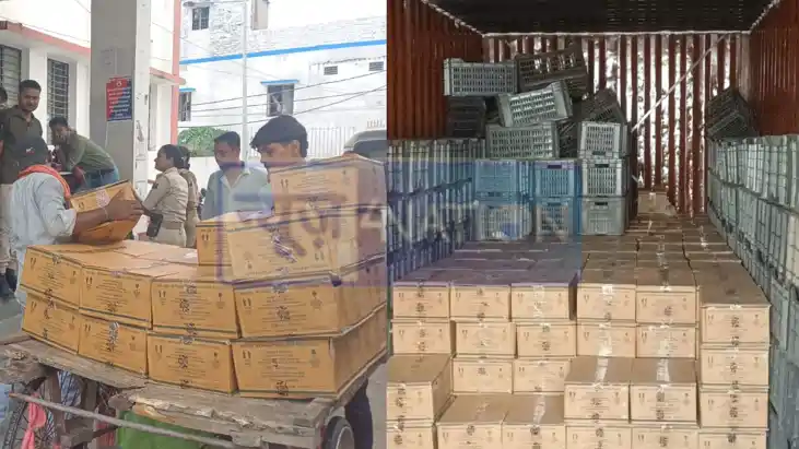 Muzaffarpur liquor seized worth 50 lakhs