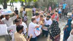 तेजस्वी के गढ़ में चिराग के भरोसे की राहत: लोजपा (आर) ने हाजीपुर के बाढ़ पीड़ितों के बीच बांटी राहत सामग्री