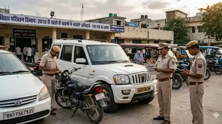 2019 से पहले के वाहनों में एक महीने में HSRP अनिवार्य, 52 ला