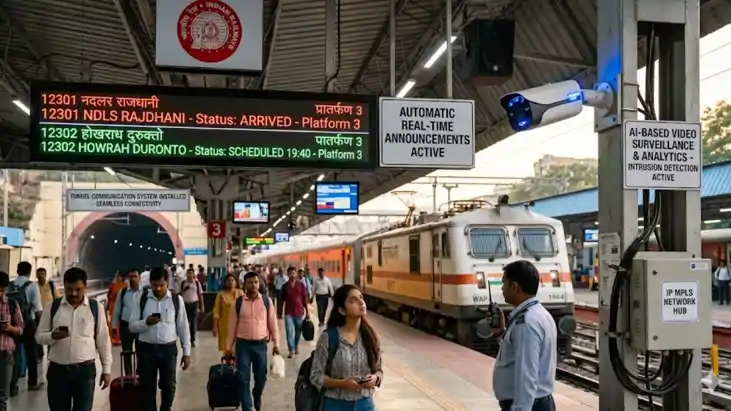  AI और ऑटोमेशन से लैस हुई भारतीय रेलवे: 1,874 स्टेशनों पर हा
