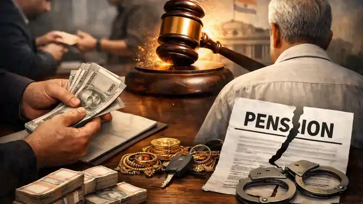 बिहार में भ्रष्ट पूर्व अधिकारी पर गिरी गाज! ₹1 लाख रिश्वत का