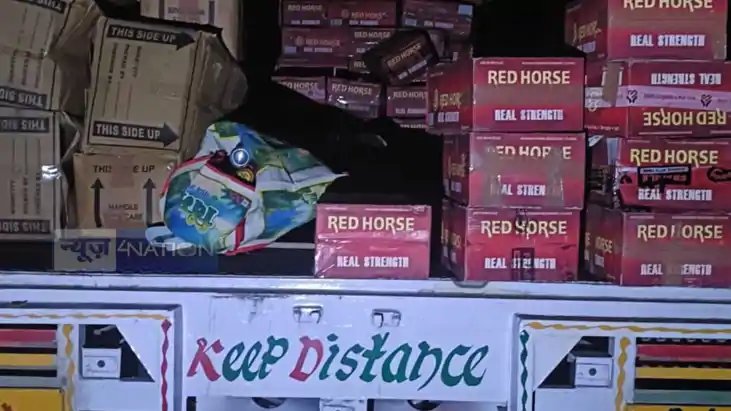 Muzaffarpur 50 Lakh Liquor Seized Smugglers Flee Police Raid