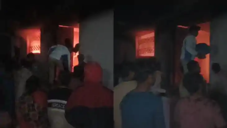 short circuit caused havoc destroying goods worth lakhs