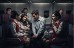 आसमान में अटकी मासूम की सांसें: फ्लाइट की इमरजेंसी लैंडिंग, डॉक्टर ने दिया CPR पर नहीं बचा सका जान