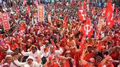 National Strike - देश की 25 करोड़ कर्मी कल करेंगे काम बंद, बैंक, बीमा, डाक, कोयला खनन, हाईवे, निर्माण कार्य होंगे प्रभावित
