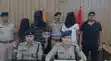 smugglers arrested with smack and ganja 