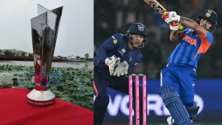 Nalanda Artist Crafts T20 World Cup Replica for Ishan Kishan