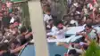 Massive Crowd Welcomes Pawan Singh During Jagdishpur Visit