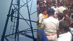 Woman Climbs Mobile Tower in West Champaran Drama Ends Safe