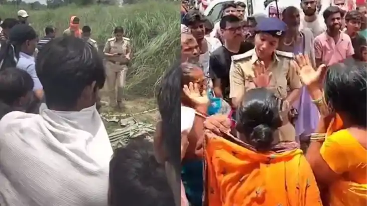 चार दिनों से लापता महिला का बरामद हुआ अधजला शव, थानेदार के ब