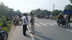 High Speed Crash in Muzaffarpur 3 Injured in Bike Collision 2 Critical