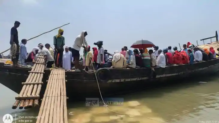 Vikramshila Setu Closure Cuts Bhagalpur Naugachia Link Barge