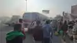 ITBP bus catches fire