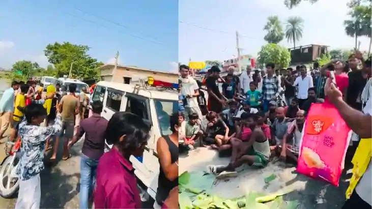 Bihar News : मुजफ्फरपुर में बाढ़ पीड़ितों का हाल जानने पहुंच