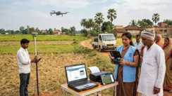 Strike Land Survey Work Stopped