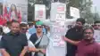 आरा में 'इंडिया' गठबंधन का 'आक्रोश मार्च': मुख्य चुनाव आयुक्त ज्ञानेश कुमार का पुतला फूंका, चुनाव रद्द करने की मांग