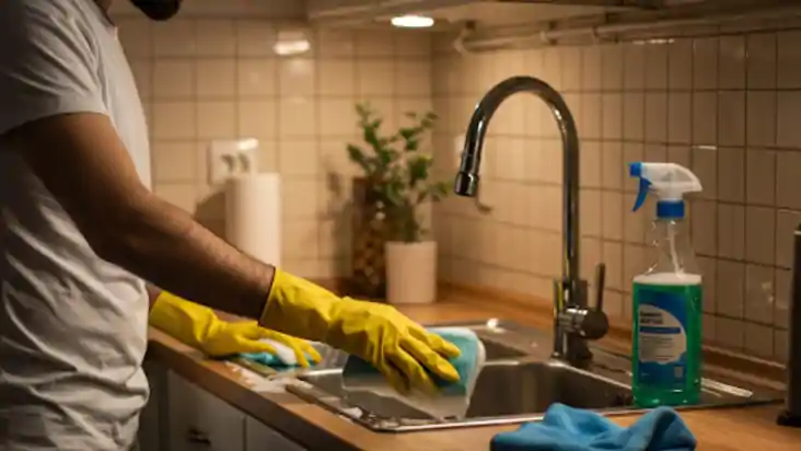 kitchen cleaning