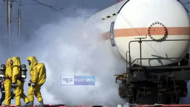 Ammonia gas leak 
