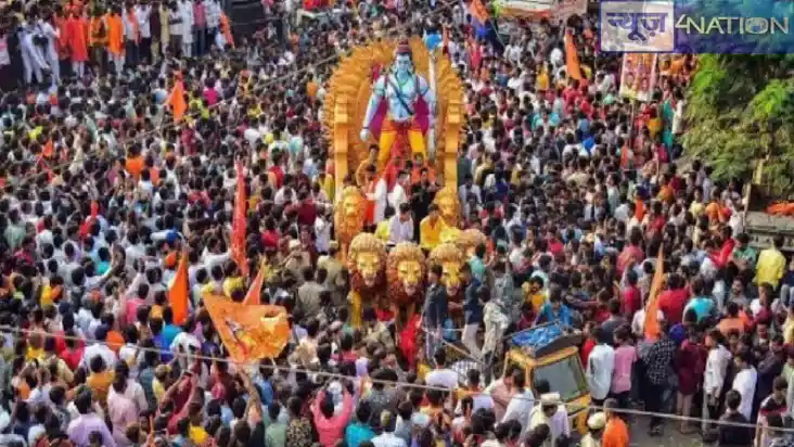 Jharkhand News: झारखंड के हजारीबाग में रामनवमी के जुलूस में 