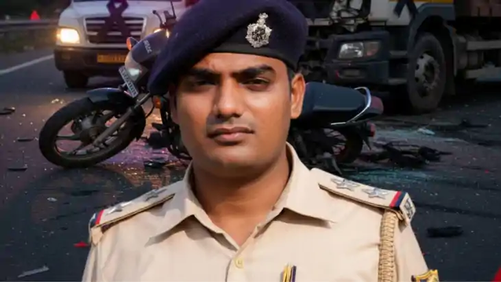 बड़ा हादसा: क्राइम मीटिंग में जा रहे सब-इंस्पेक्टर मनु कुमार