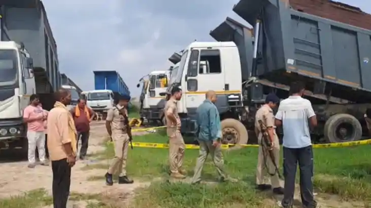 Khagaria Four Lane Site Guard Shot 