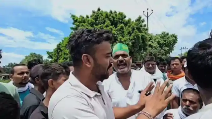 Bihar News : बिहार बंद के दौरान राजद नेता की दिखी दबंगई, एम् Bihar News : बिहार बंद के दौरान राजद नेता की दिखी दबंगई, एम्