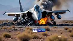plane crashes in Churu 