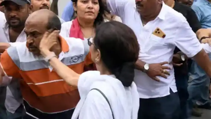 Mamata Loses Cool Slap Incident Sparks Political Controversy