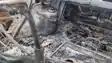 Gaya Highway Horror Two Burn Alive After Car Truck Crash