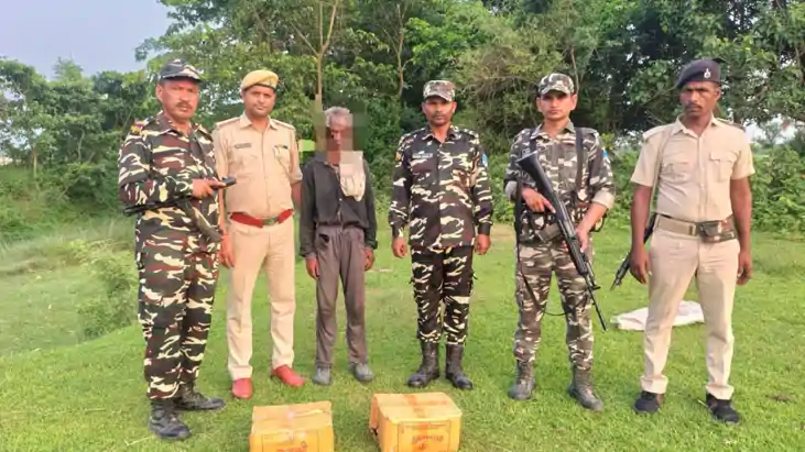भारत-नेपाल सीमा पर SSB की बड़ी कार्रवाई: 18 लीटर नेपाली शराब