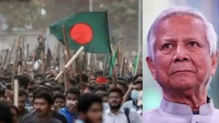 सियासी हलचल तेज जिन छात्रों ने शेख हसीना को छुड़ाया बांग्लादे सियासी हलचल तेज जिन छात्रों ने शेख हसीना को छुड़ाया बांग्लादे