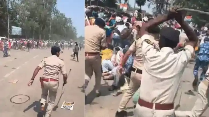 TRE 4 Chaos in Patna Lathicharge FIR Against 5000 Students