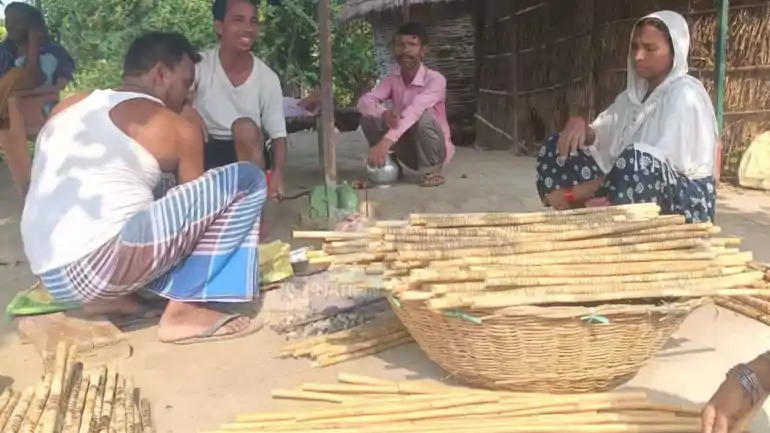 Traditional flute making in Bihar 