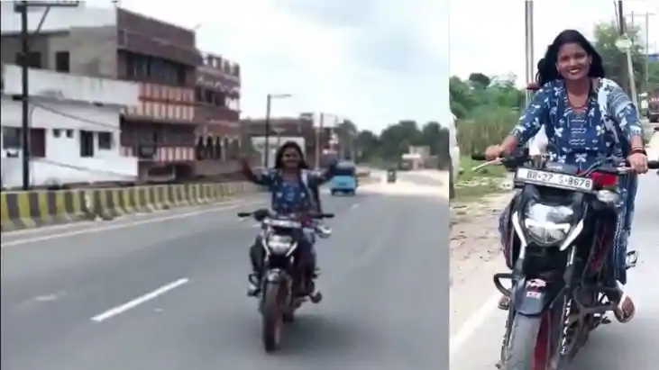 dangerous stunts in Nawada 