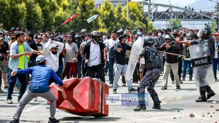 नेपाल में हिंसक प्रदर्शन नेपाल में हिंसक प्रदर्शन
