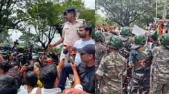 JPSC- JSSC धांधली के खिलाफ विधानसभा घेराव, वाटर कैनन, आंसू गैस और लाठीचार्ज के बाद भी डटे अभ्यर्थी