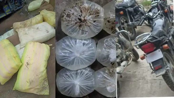 शराब माफियाओं पर पुलिस का बड़ा प्रहार: 849 लीटर देशी शराब और