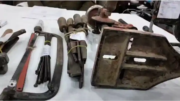 Bihar Crime : खगड़िया पुलिस ने मिनी गन फैक्ट्री का किया उद्भे