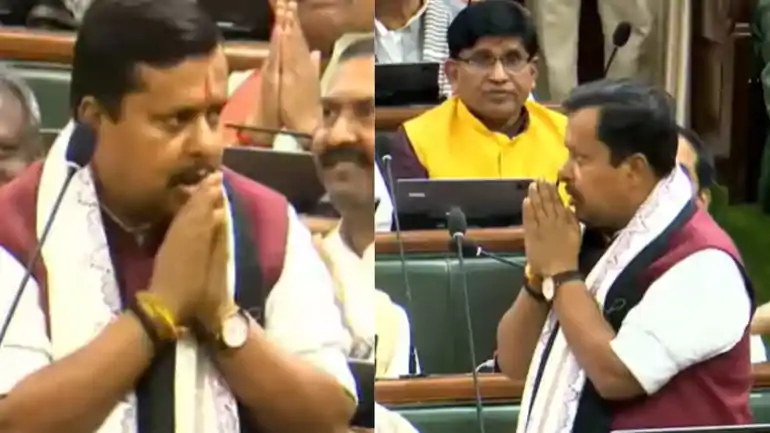 Bihar Budget Session: भाजपा के राष्ट्रीय अध्यक्ष बनने के बाद पहली बार विधानसभा पहुंचे नितिन नवीन, जय श्रीराम का लगे नारे, जोरदार स्वागत 