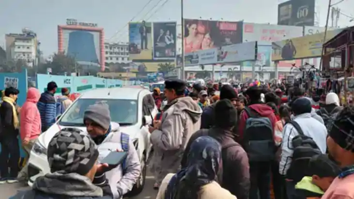 पटना जंक्शन पर मेट्रो निर्माण के लिए गोलंबर सील, 8 फीट की गल