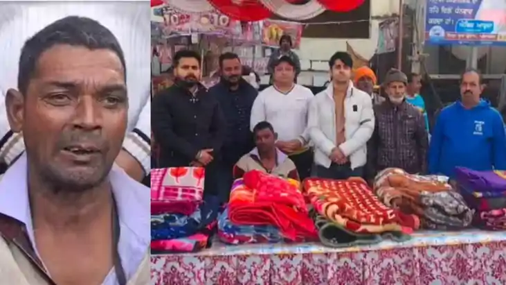 भीख मांगकर गुजारा करने वाले राजू ने गरीबों में बांटे 500 कंब
