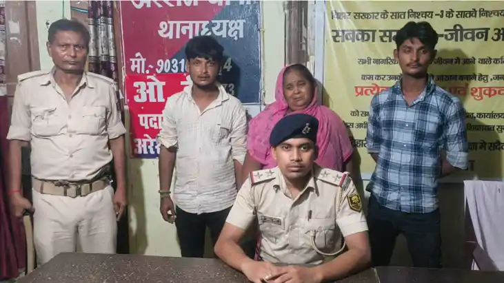 motihari dowry murder burnt dead body recovered three arrest