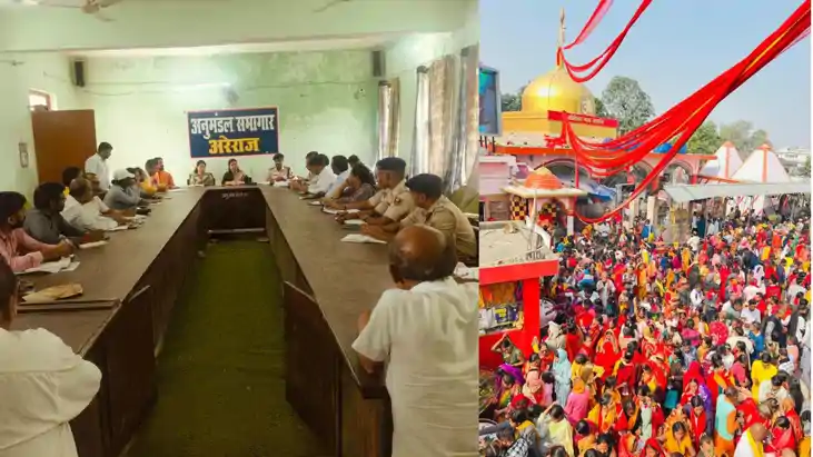 बिहार के काशी सोमेश्वरनाथ मंदिर में श्रावणी मेला की तैयारिया