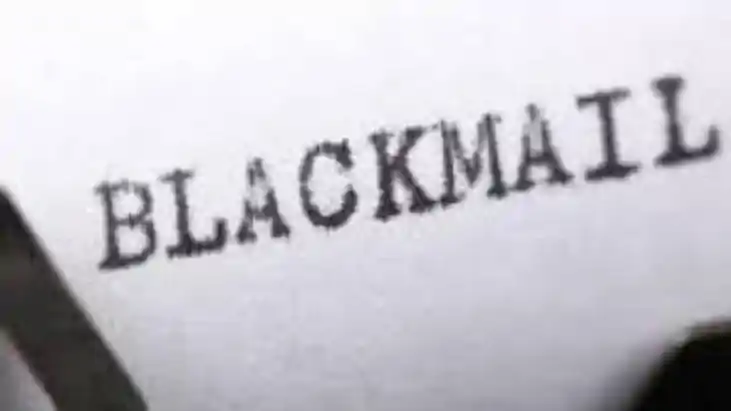 Black game of blackmailing Black game of blackmailing