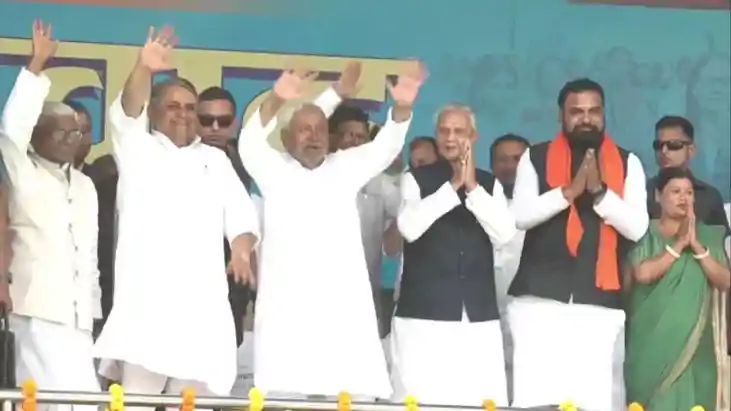 Nitish Kumar in Supaul