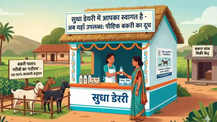 Bihar Sudha will deliver nutritious goat milk to every house