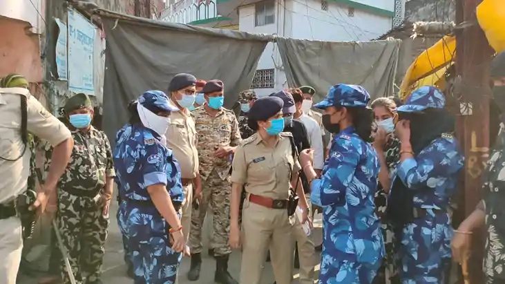 Bihar News : मुजफ्फरपुर में प्रतिबंधित मांस के खिलाफ पुलिस क