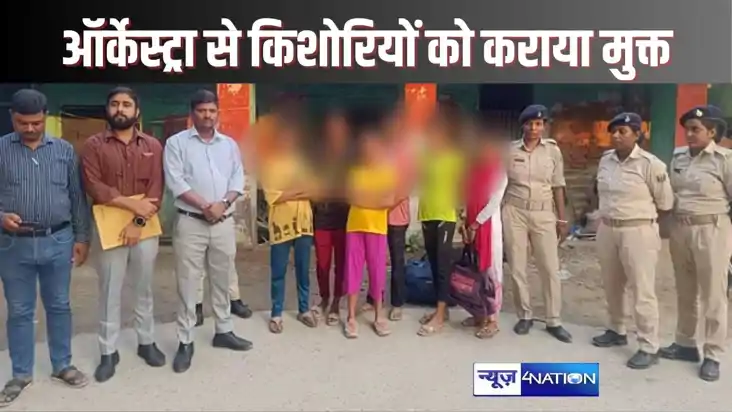 Police freed six minor girls in siwan
