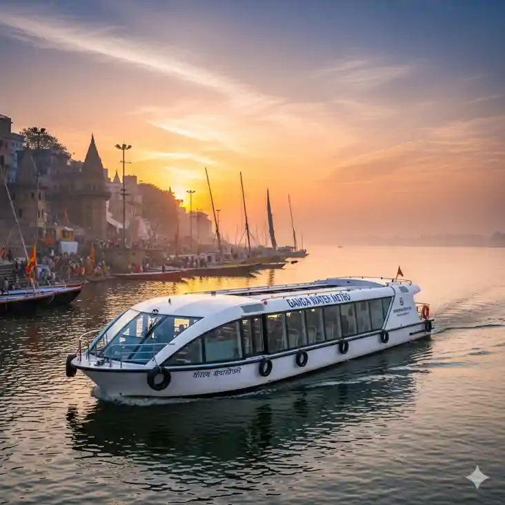 Water metro in patna - वाटर मेट्रो के लिए पहली जहाज पटना के Water metro in patna - वाटर मेट्रो के लिए पहली जहाज पटना के