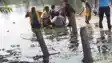 Relief Boat Sinks in Munger Flood 6 People Escape Safely